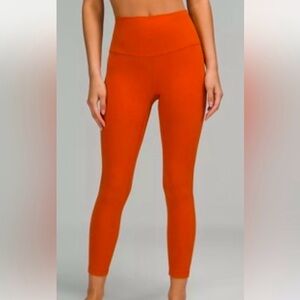 lululemon Align™ High-Rise Pant 25" Canyon Orange Size 4 🍊